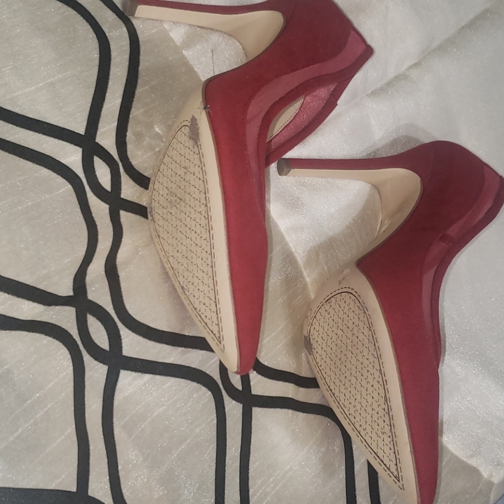 Jessica Simpson Red High Heels - Picture 3 of 3